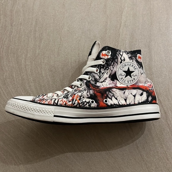 Converse DC Comics x Chuck Taylor All Star The Joker Laugh High Top Snea… - Picture 9 of 15